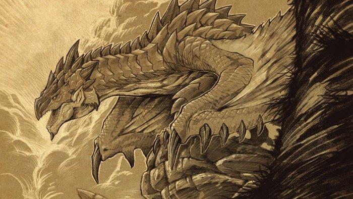 colored pencil drawing ideas - image of a drawing of a dragon